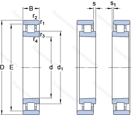 Подшипник N 1017 KTNHA/HC 5SP