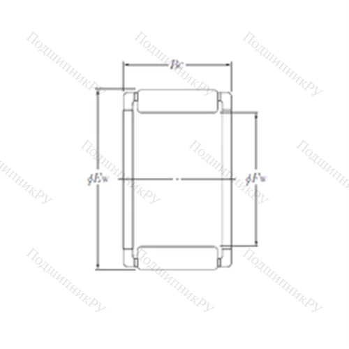 Подшипник игольчатый радиальный PK 15?20?9.8X