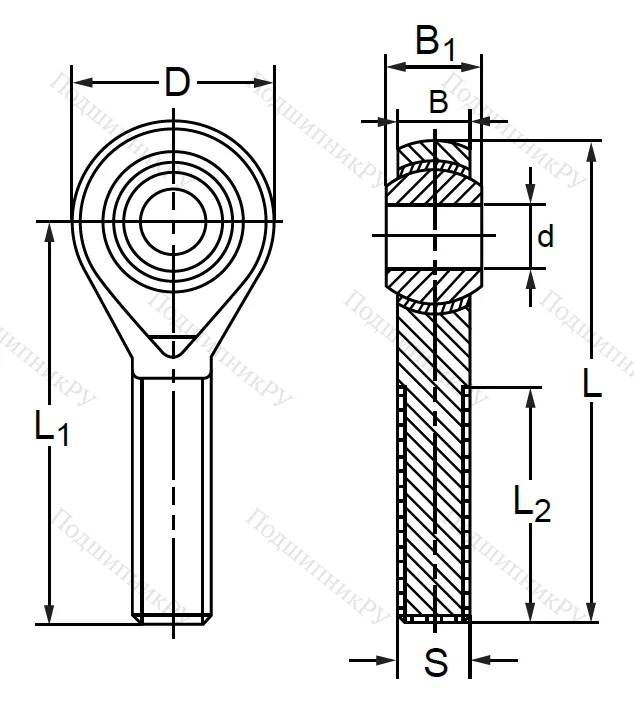 Шарнирная головка POS 22 L/LA в Махачкале