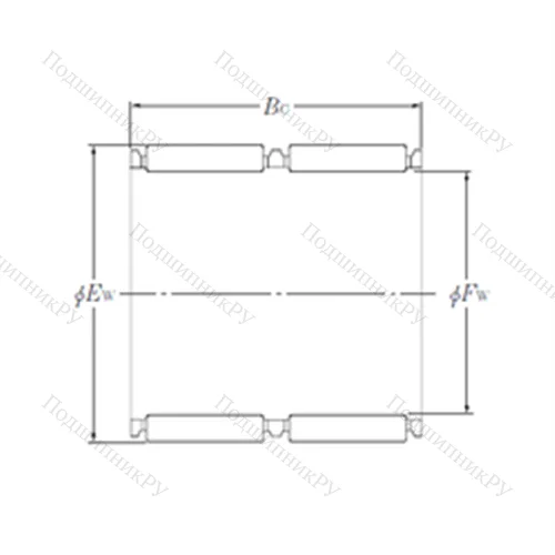 Подшипник игольчатый радиальный F-217262