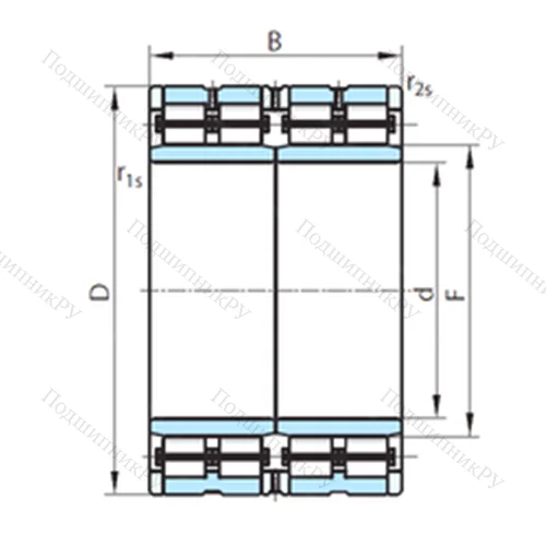 Подшипник роликовый радиальный  512-304