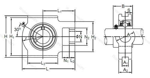 Подшипниковый узел MUCTPL 207 SB в Махачкале