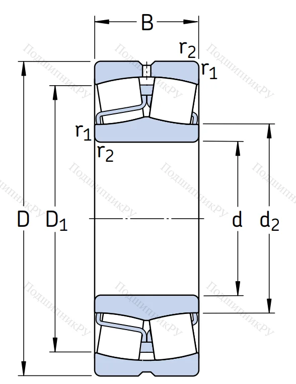 Сферический роликовый подшипник