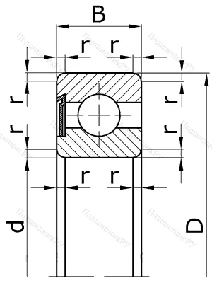 Шариковый однорядный подшипник 60120 (6020 Z) в Махачкале