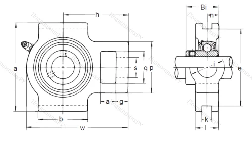 Подшипниковый узел UCT 317 в Махачкале