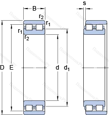 Подшипник NN 3017 TN 9/SP