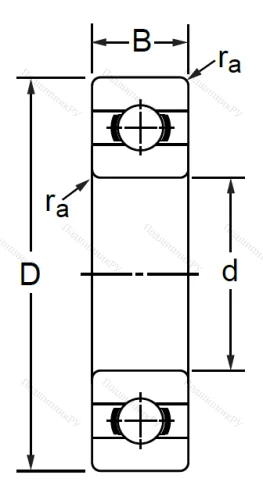Дюймовый шариковый подшипник RLS 20 (LJ 2-1/2) в Махачкале