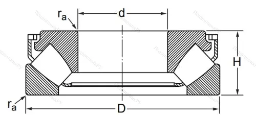 Упорный роликовый подшипник 29420 M (9039420 Л ГОСТ) в Махачкале