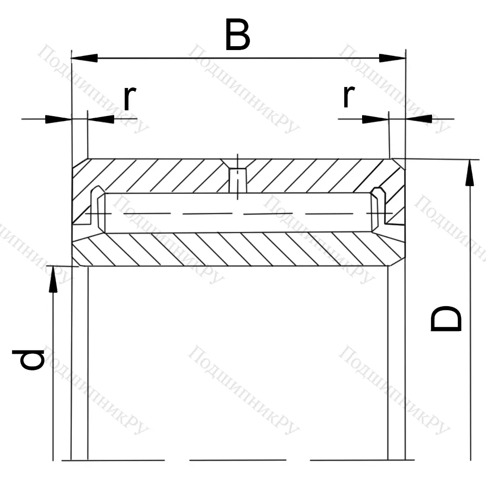 Подшипник NAV 4005 (4074105 ГОСТ) в Махачкале