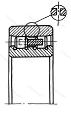 Модификация подшипника 2316М размер 80x170x39 от производителя  ГПЗ-3 Модификация подшипника 2316М размер 80x170x39 от производителя  ГПЗ-3