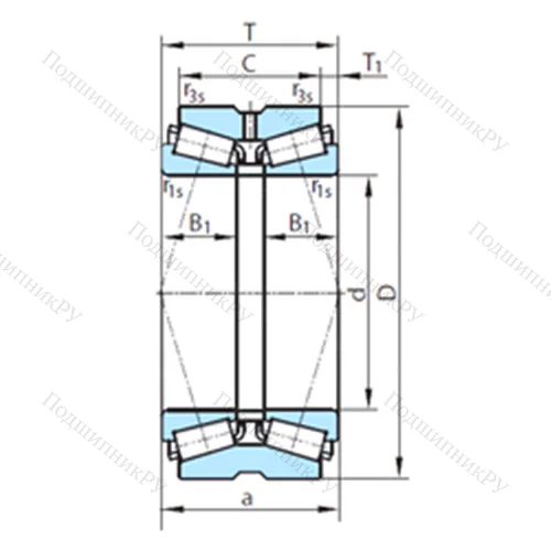Подшипник роликовый радиально-упорный PSL 611-23-1 от производителя  PSL Подшипник роликовый радиально-упорный PSL 611-23-1 от производителя  PSL