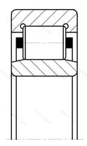 Модификация подшипника 2220 размер 100x180x34 от производителя  ГПЗ-4