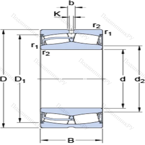 Сферические роликоподшипники с цилиндрическими и коническими отверстиями 22230-2CS 5/VT 143 от производителя  SKF Сферические роликоподшипники с цилиндрическими и коническими отверстиями 22230-2CS 5/VT 143 от производителя  SKF