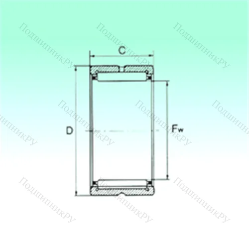Подшипник игольчатый радиальный NK 22/16