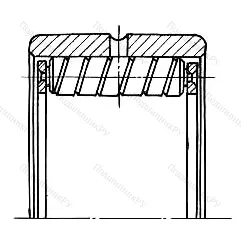 Модификация подшипника 3-35914 