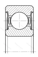 Модификация подшипника 6-80301С17 размер 12x37x12 от производителя  ГПЗ-4