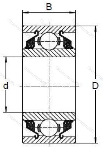 Радиальный шариковый подшипник W 211 PP 3 в Махачкале