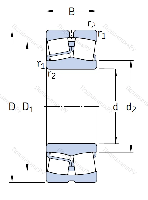 Сферический роликовый подшипник
