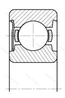 Модификация подшипника 60304 размер 20x52x15 ГПЗ-34 от производителя  ГПЗ-34