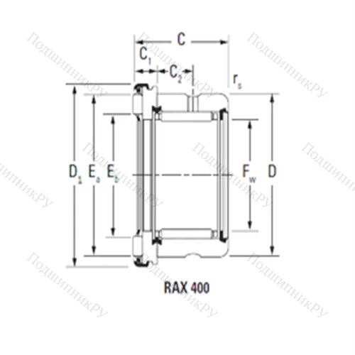 Подшипник комбинированный RAX 450 от производителя  TIMKEN
