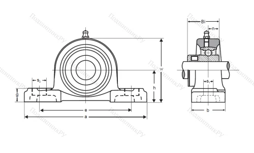 Подшипниковый узел UKP 210 в Махачкале