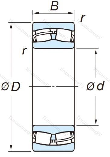 Сферический роликовый подшипник