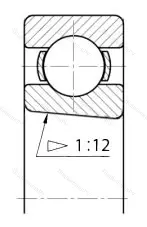 Подшипник 61801K размер 12x21x5