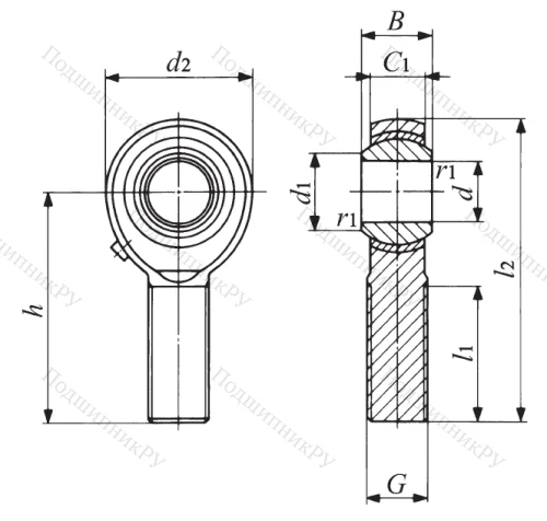 Шарнирная головка POS 25 L в Махачкале