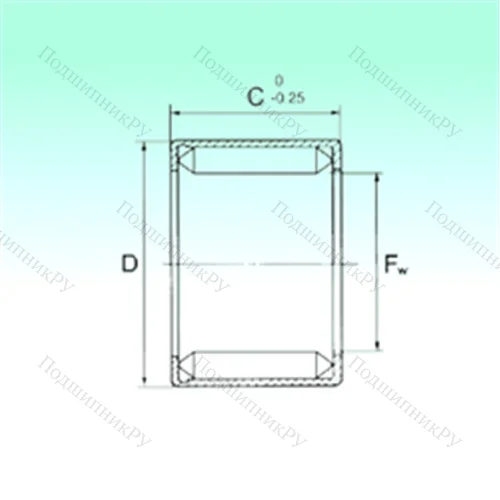 Подшипник игольчатый радиальный HN 2016