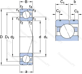 Подшипник 7021 ACD/P 4AL
