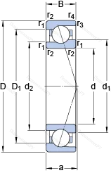 Подшипник 71906 ACE/P 4A
