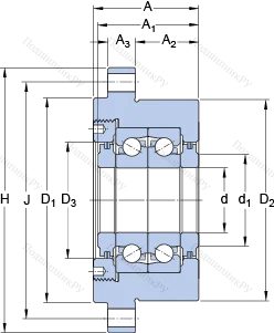 Подшипник FBSA 204/DF