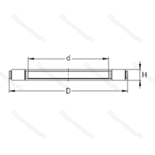 Подшипник роликовый упорный K 81132-MB от производителя  NKE