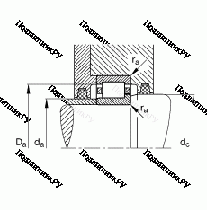 Подшипник NJ 2319-E-TVP 2