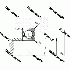 Подшипник 6213-2RSR