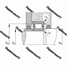 Подшипник NU 1018-M 1